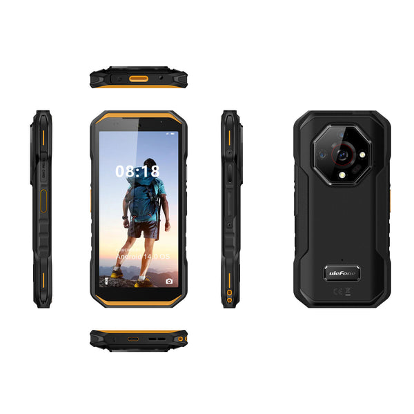 Smartphone Ulefone ARMOR X32 PRO 8 GB RAM 256 GB Negro Naranja